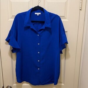 Blue Short Sleeve Shirt